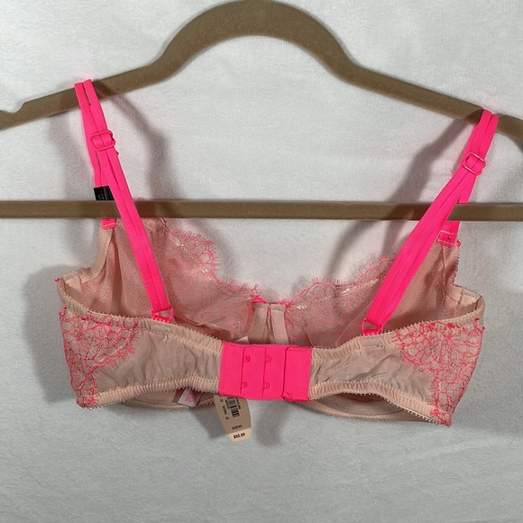 🌟 NWT 🌟 Victoria Secret Very Sexy Unlined Demi Lace sz 32DD - Picture 3 of 7